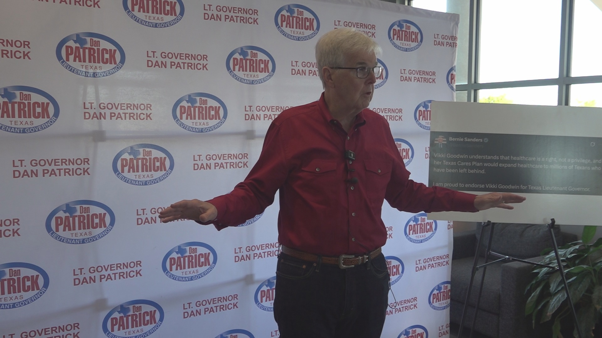 Lt. Gov. Dan Patrick urges West Texas Republicans: 'Vote to keep Texas ...