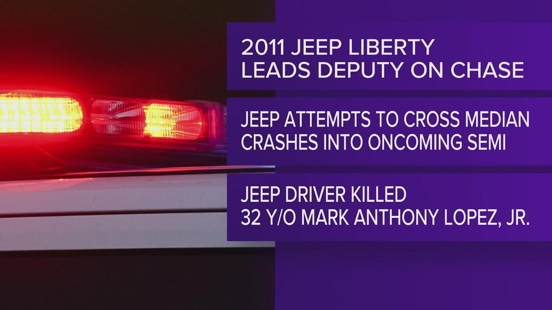 Fatal crash in Pecos County after man flees traffic stop