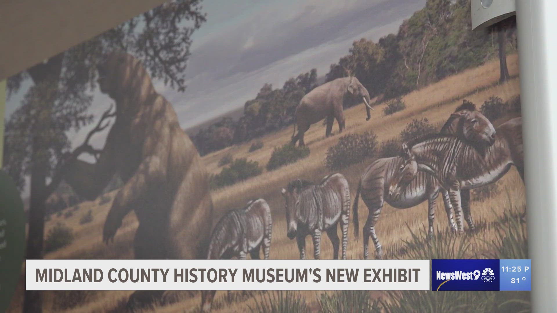 The exhibit, set to start next Thursday, explores Texas during the Paleoindian era, way before oil and gas.