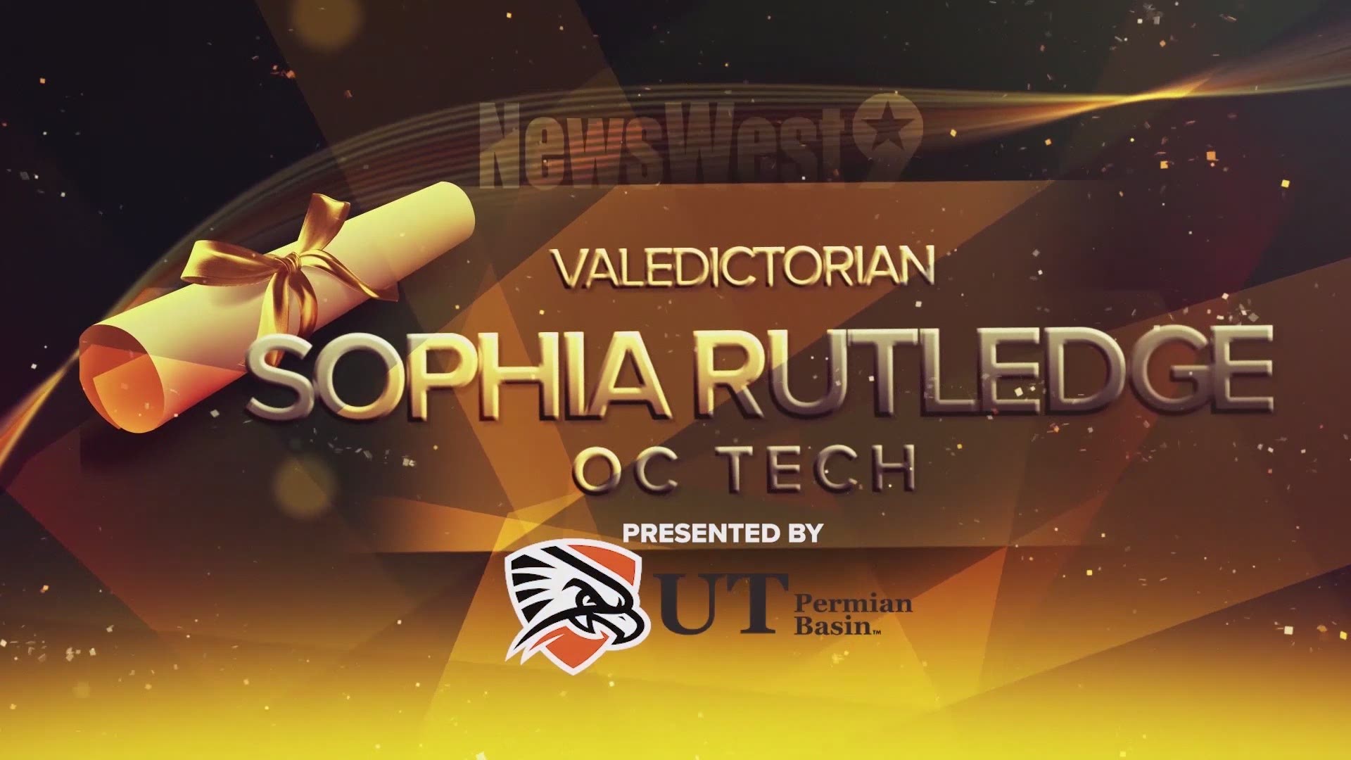 Sophia Rutledge delivers the valedictorian speech for  OC Tech