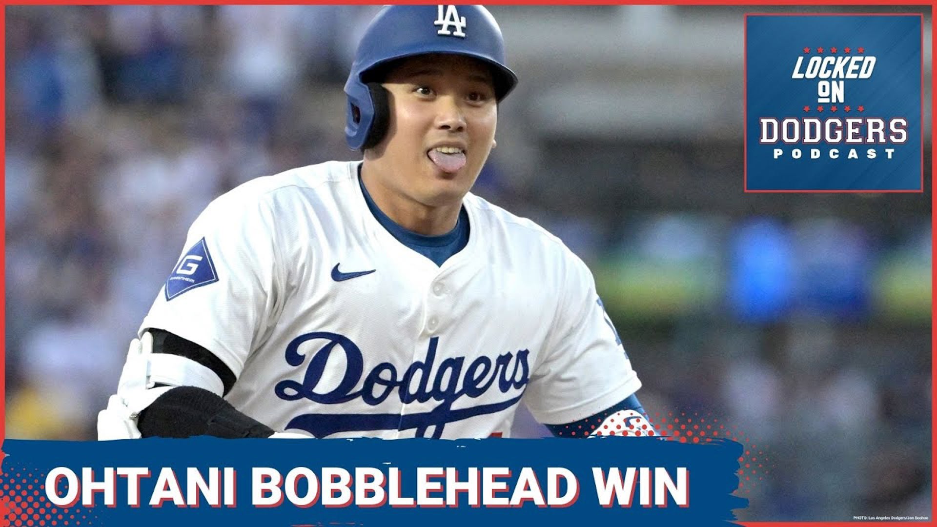 Shohei Ohtani homered, stole two bases and the Dodgers won on Ohtani + Decoy bobblehead night. The stadium was wild,  and Ohtani delivered.