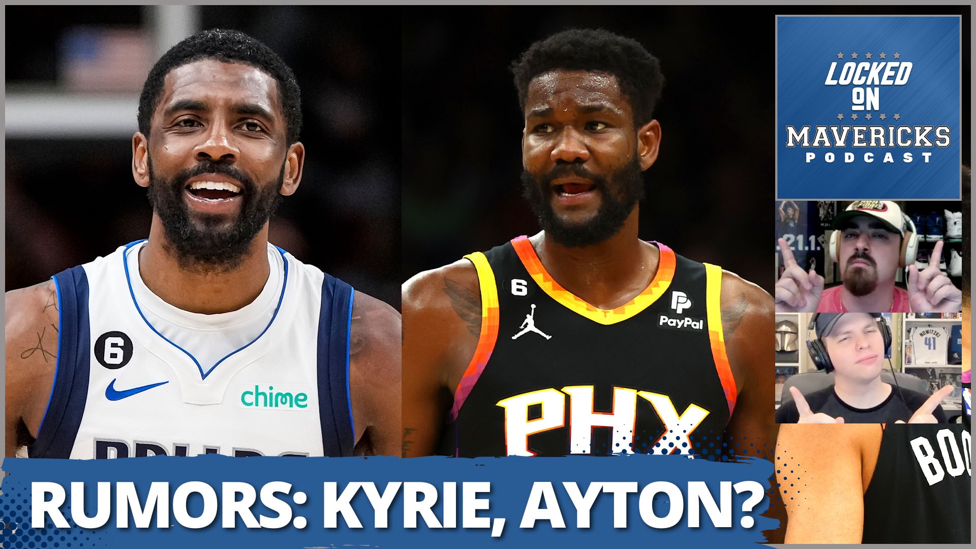 Nick Angstadt & Isaac Harris discuss the Dallas Mavericks rumors about Kyrie Irving's deal, a Deandre Ayton trade rumor, and the Mavs Draft pick.