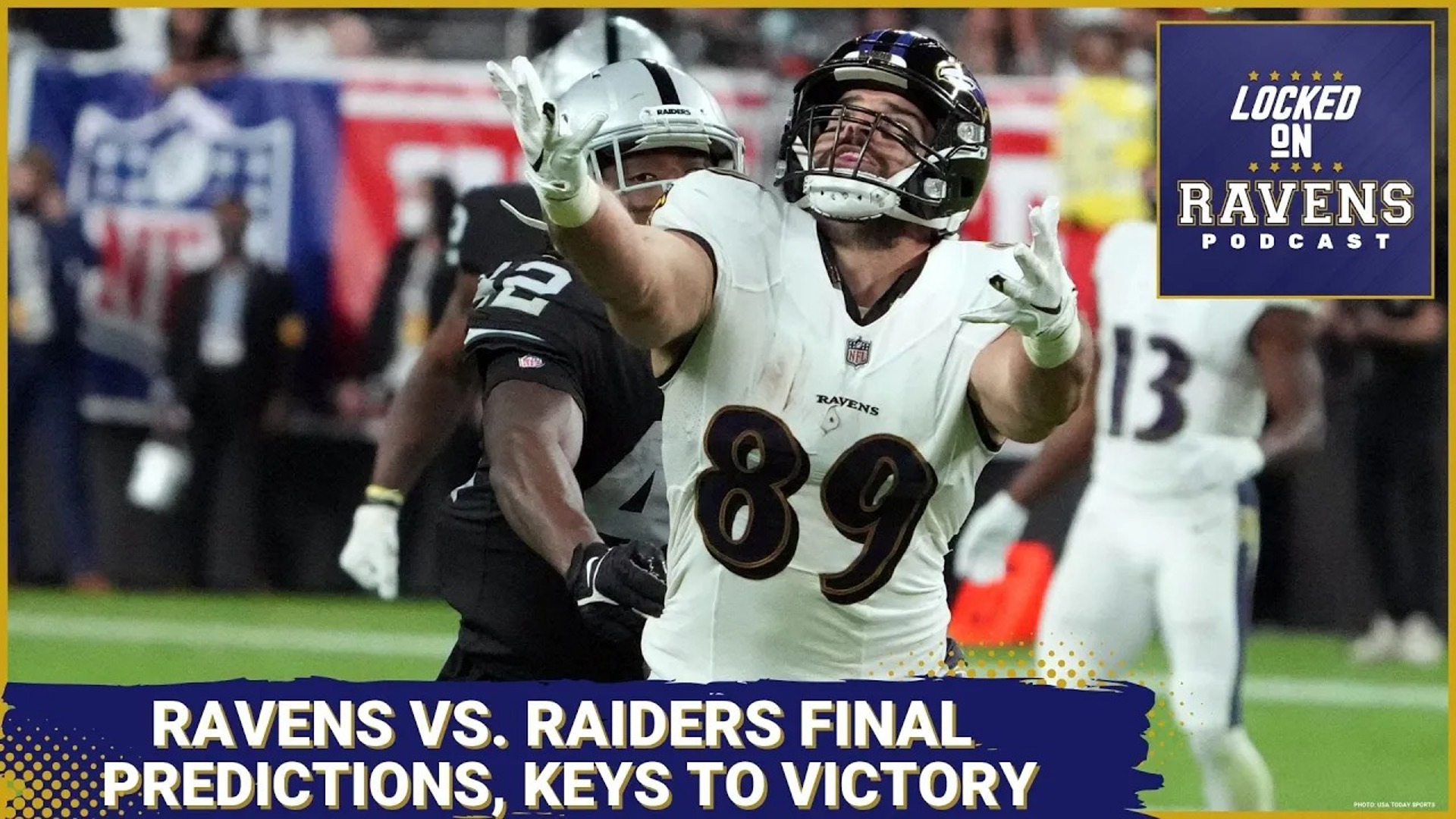 We look at final predictions and game day keys to victory for the Baltimore Ravens, discussing their Week 2 matchup with the Las Vegas Raiders.