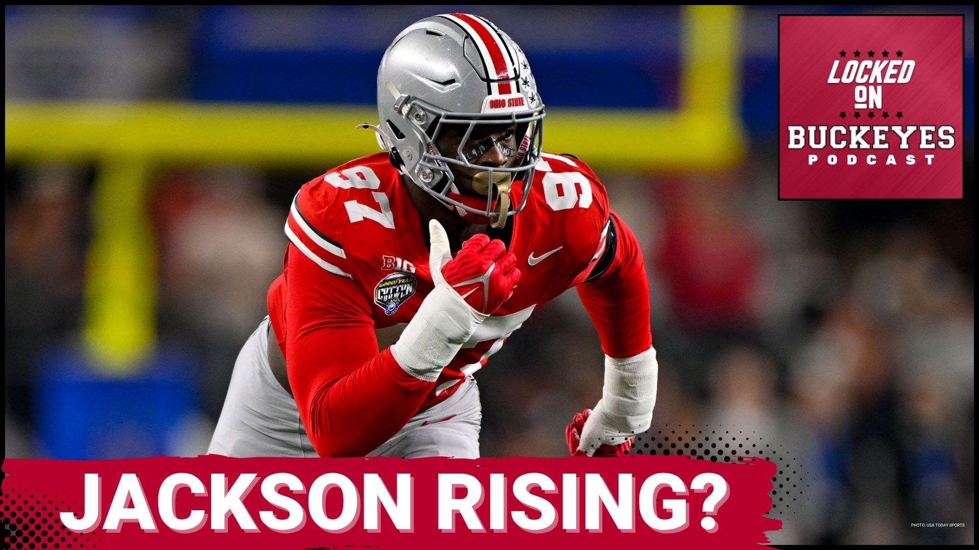 Host Jay Stephens dissects Ohio State's emerging talents and rival dynamics. Kenyatta Jackson Jr. takes center stage as a potential sack leader.