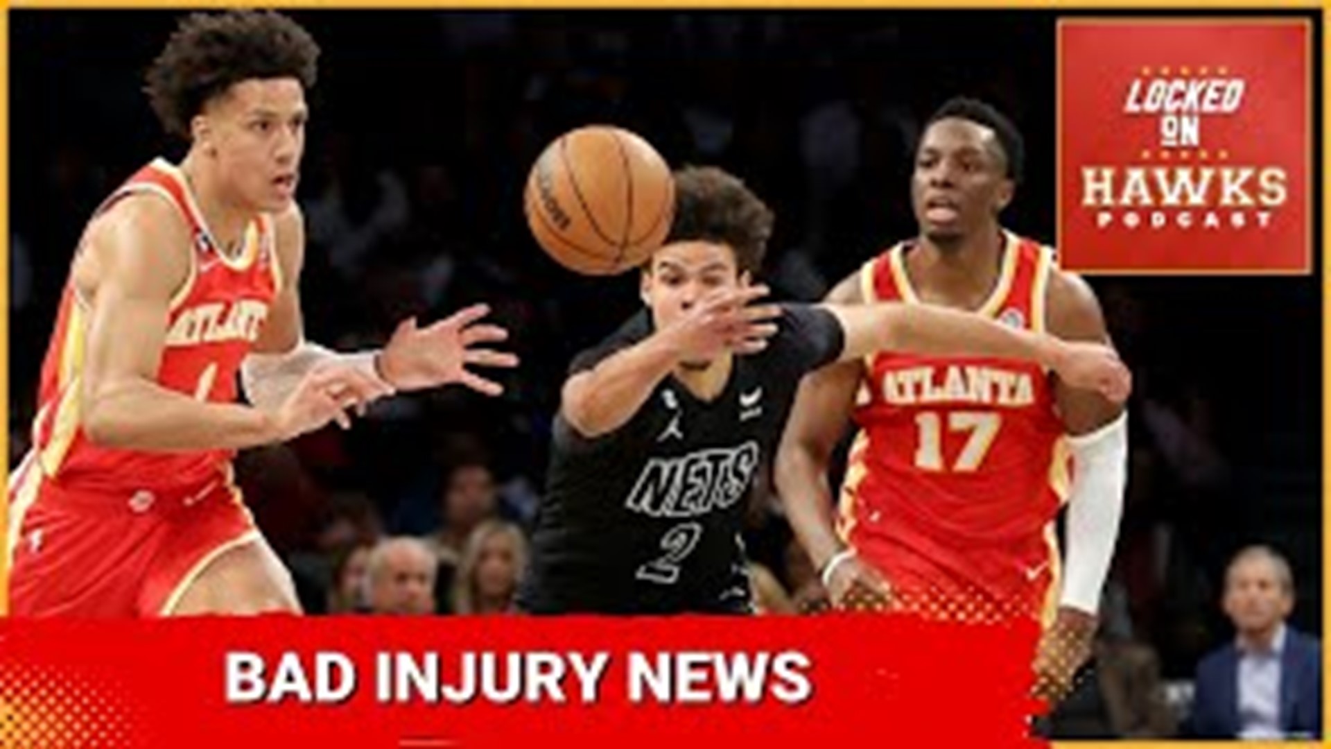 Brad Rowland hosts episode No. 1692 of the Locked on Hawks podcast. The show reacts in emergency fashion to the news that Jalen Johnson.