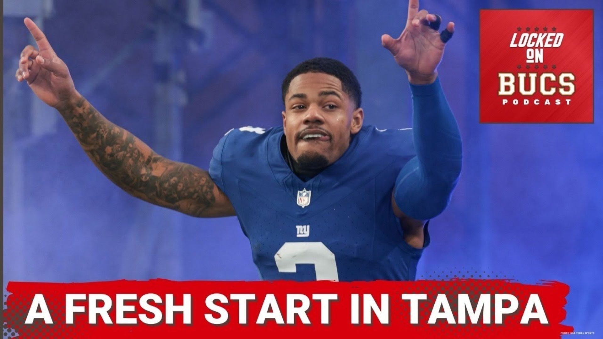 Tampa Bay Buccaneers new wide receiver Sterling Shepard feels rejuvenated after landing in Tampa, thanks in part to his friend Baker Mayfield