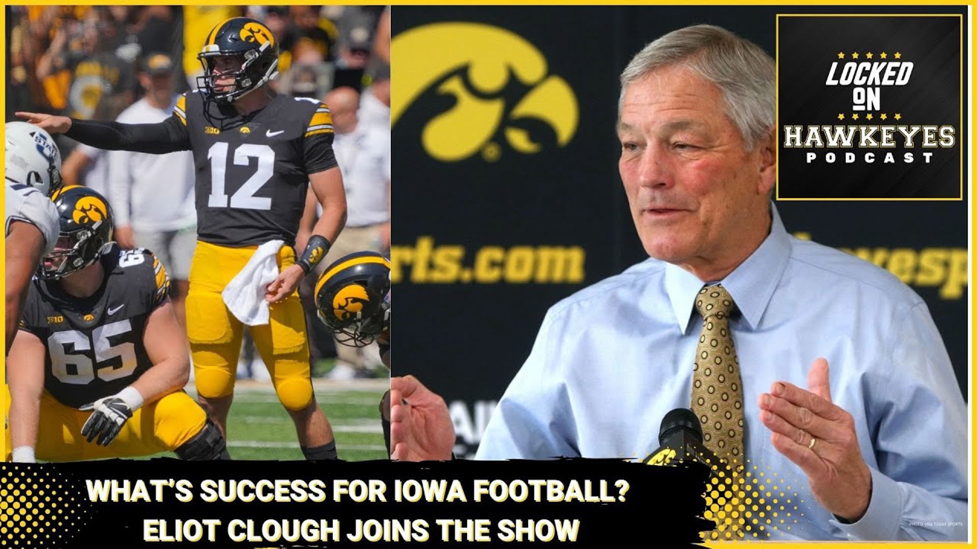 Iowa Football: What's a successful 2024? Eliot Clough joins the show