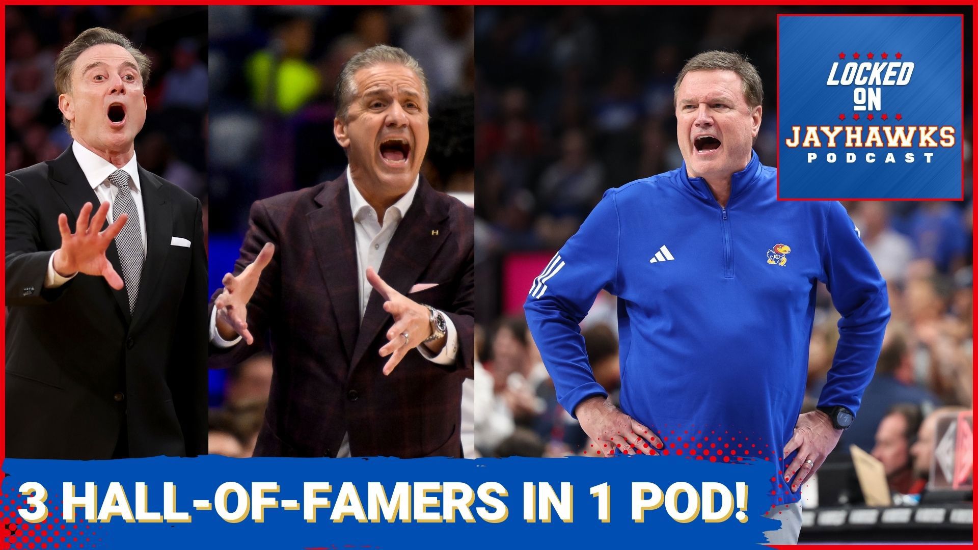 Kansas Jayhawks have landed a 7 seed in the NCAA tournament, marking the lowest seed of the Self era as they will play Arkansas in a pod featuring Calipari & Pitino
