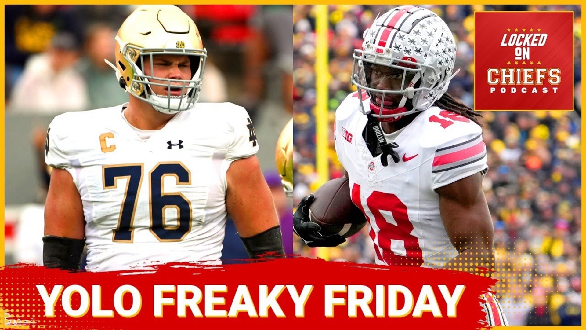 The Kansas City Chiefs made some franchise-changing trades to move up in this edition of Freaky Friday mock draft!