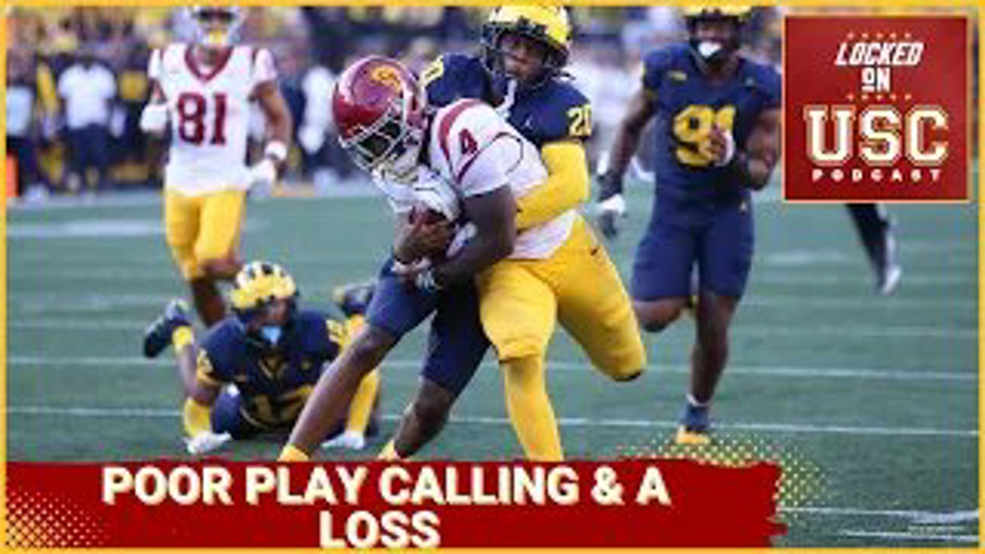 USC made its first visit to the Big House since 1958 and left with a 27-24 loss in a game they should have won easily and I have a reaction to the game.