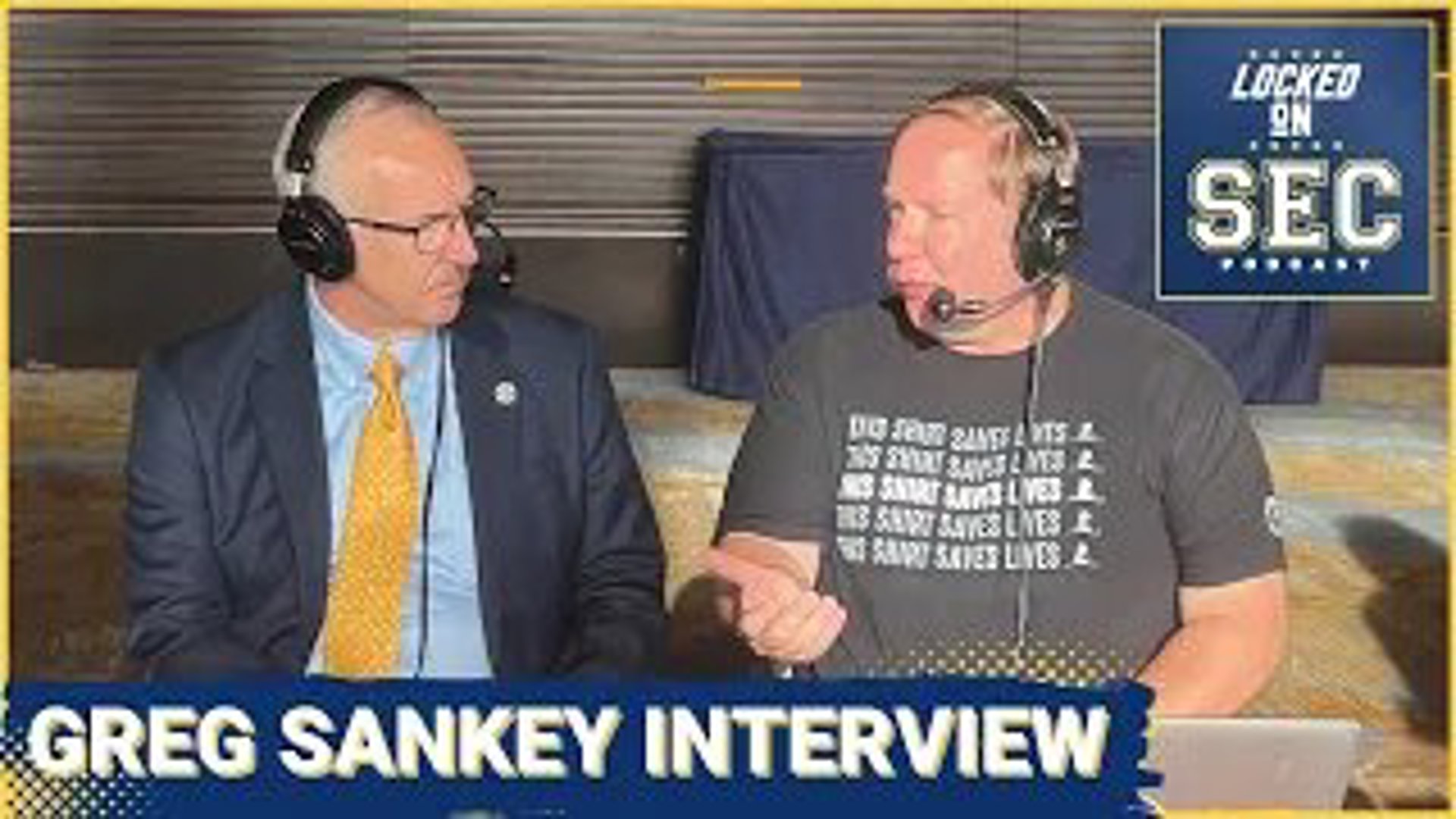 On today's show, it's our annual sit down interview with SEC Commissioner Greg Sankey.