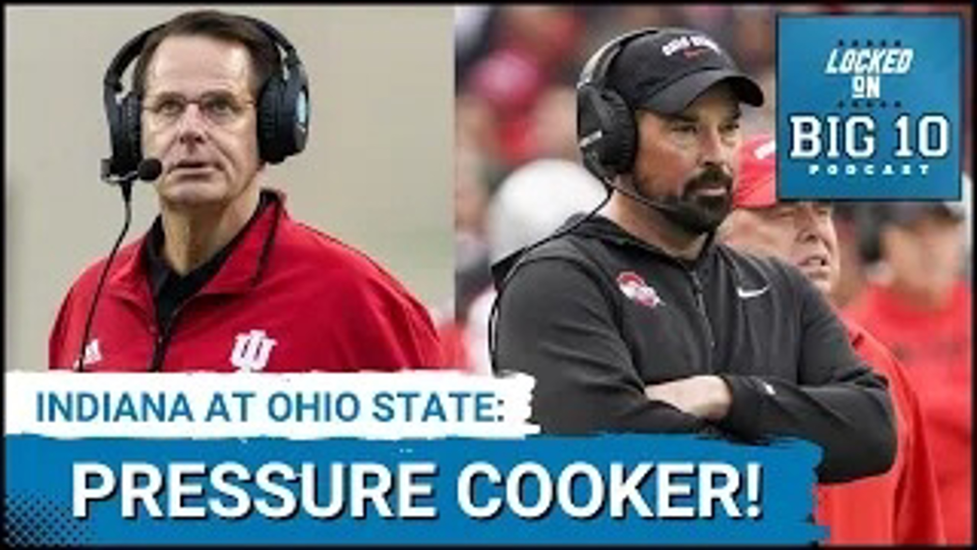 The biggest Big Ten game of this college football weekend features the fifth ranked and undefeated Indiana Hoosiers visiting the second-ranked Ohio State Buckeyes.