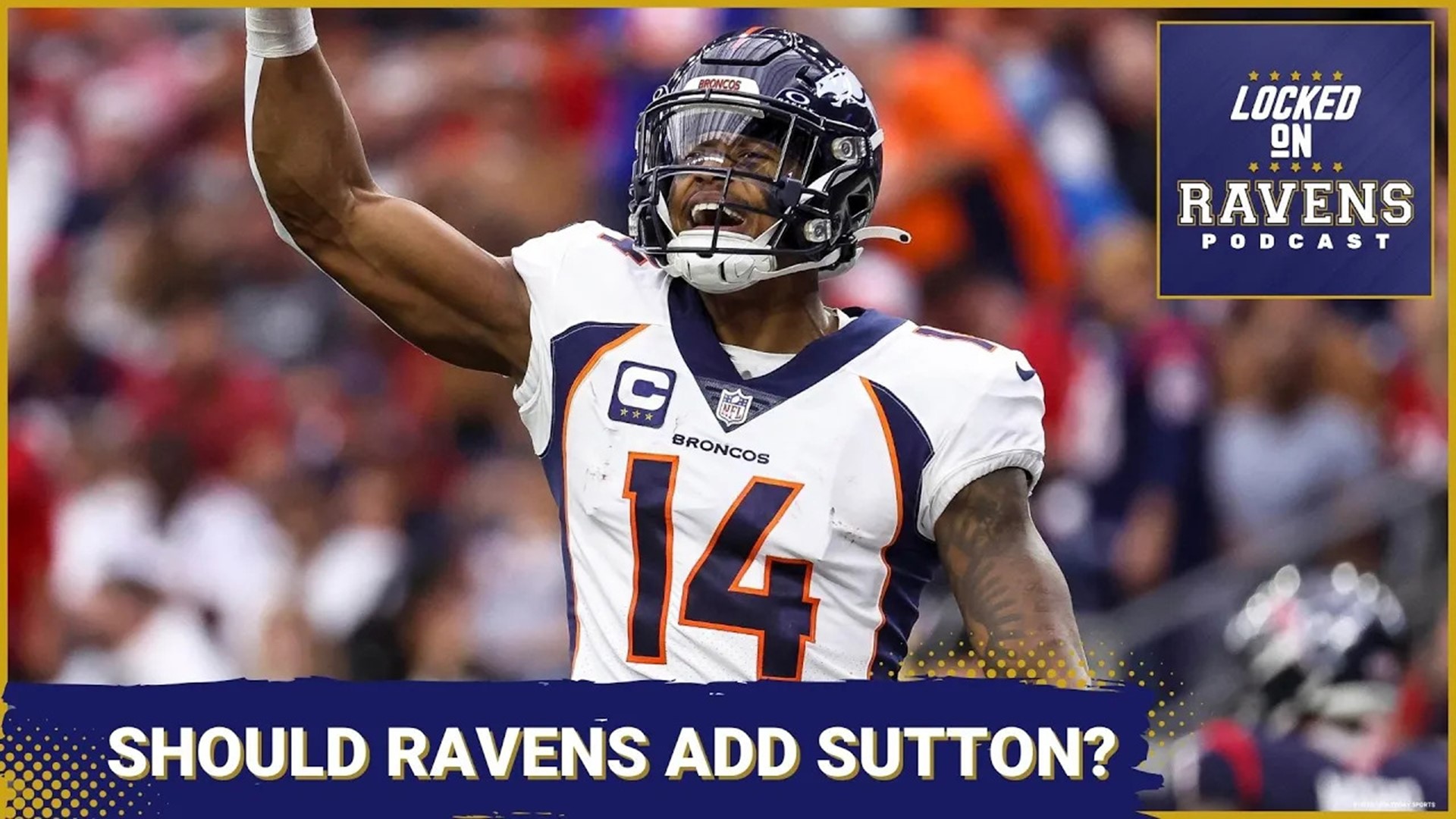 We look at if the Baltimore Ravens should add a trusted weapon for quarterback Lamar Jackson and trade for Denver Broncos' WR Courtland Sutton.