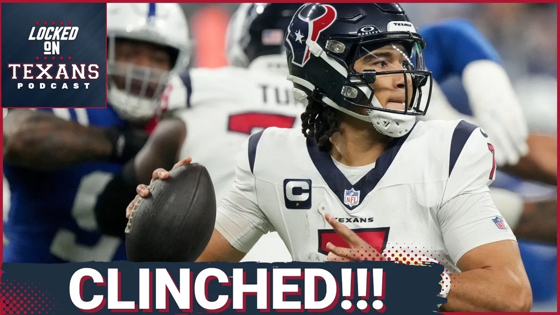 The Houston Texans clinched their ticket to the 2023 NFL playoffs Saturday night in a 23-19 victory over the Indianapolis Colts.