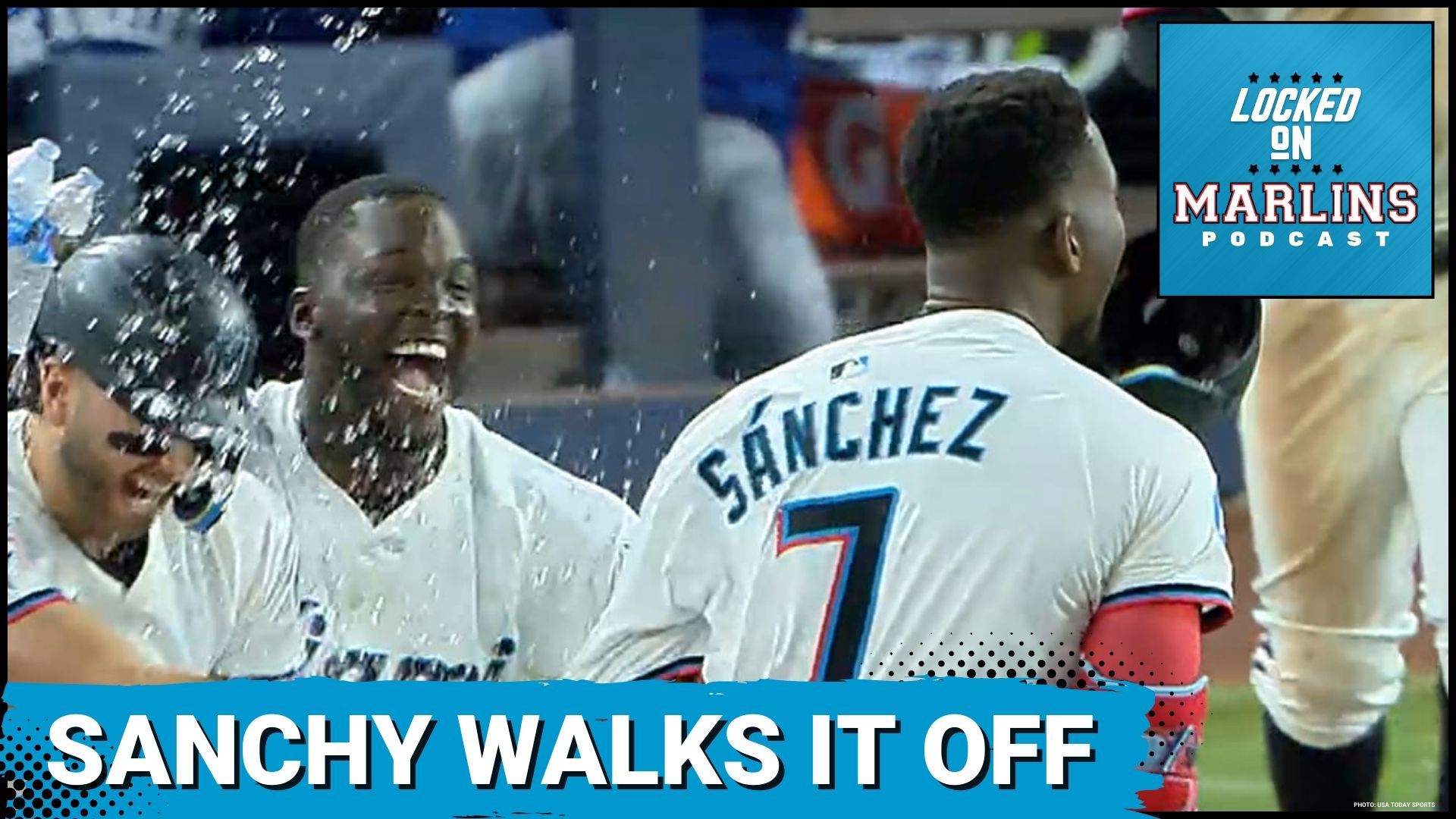 The Marlins have finally beaten the Dodgers! Jesus Sanchez delivered the game winning hit in the 10th inning, and now the Marlins can win the series on Wednesday.