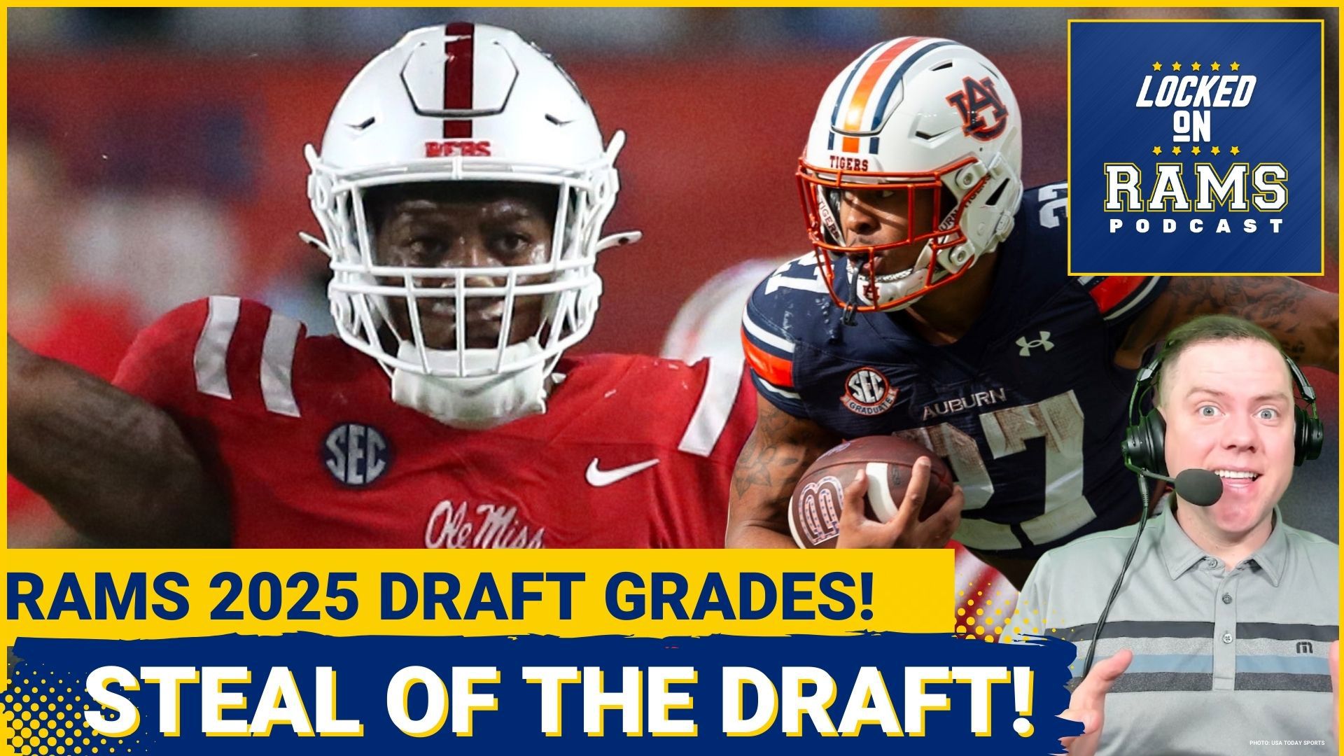 D-Mac gives out his Rams draft grades for Chris Paul, Terrance Ferguson, Josaiah Stewart, Jarquez Hunter & more! Plus, Rams draft winners and losers and what the Ram