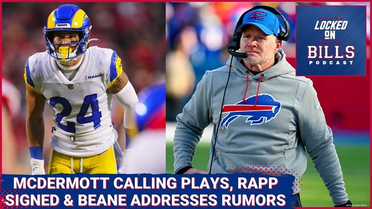 Sean McDermott to call defense, Buffalo Bills sign S Taylor Rapp & Brandon Beane addresses rumors