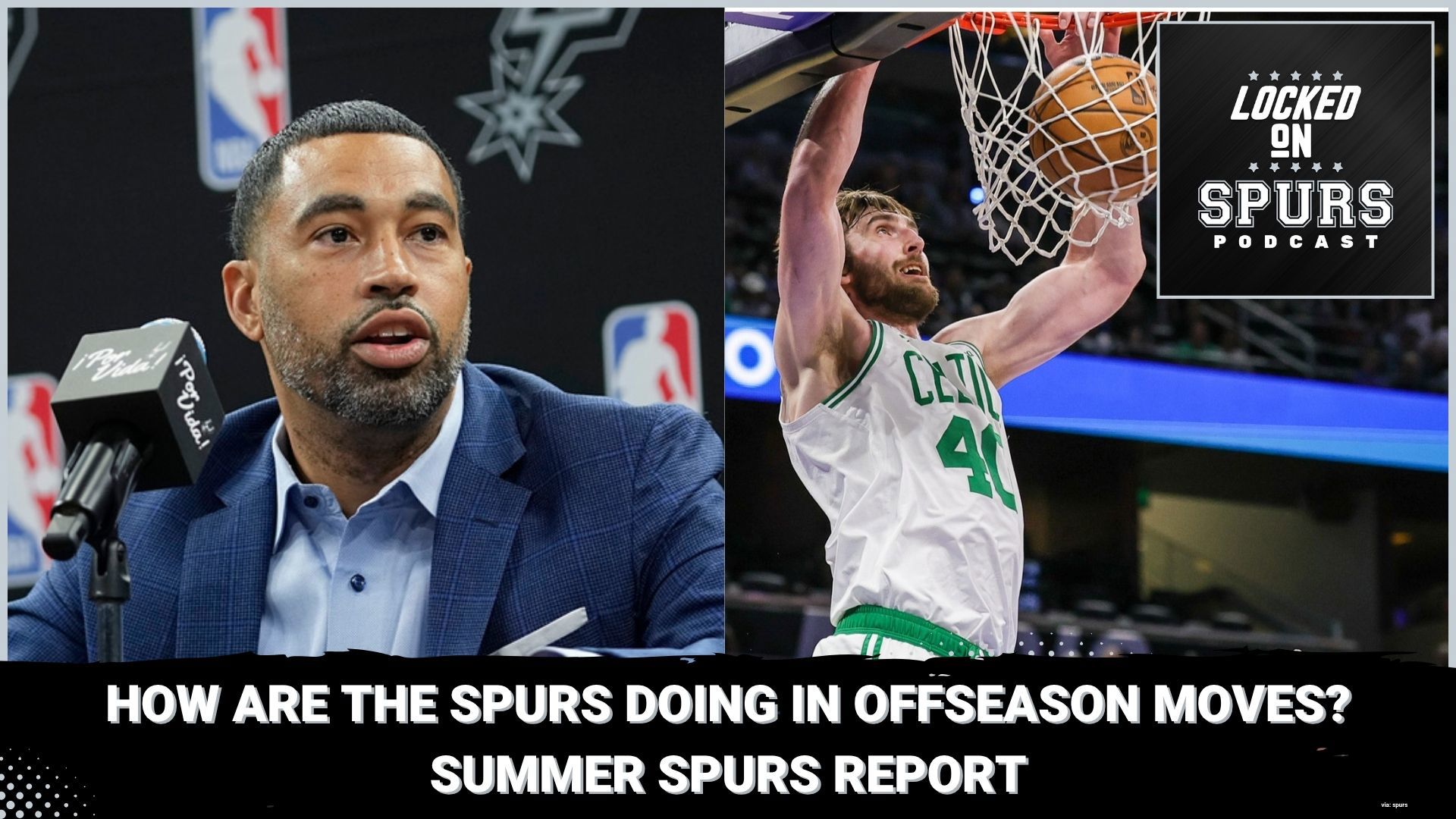 What are the early Spurs roster moves telling us? Summer Spurs report.