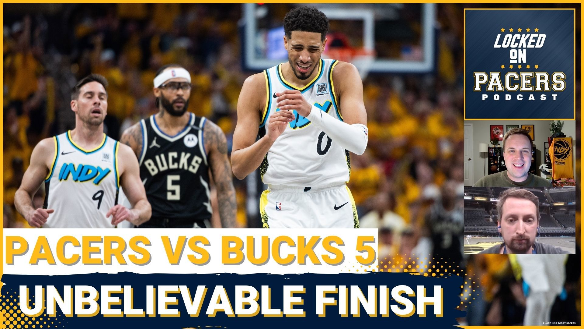 The Indiana Pacers were down four inside the final minute of regulation and down seven in the final minute of overtime. Yet they beat the Milwaukee Bucks in Game 5.