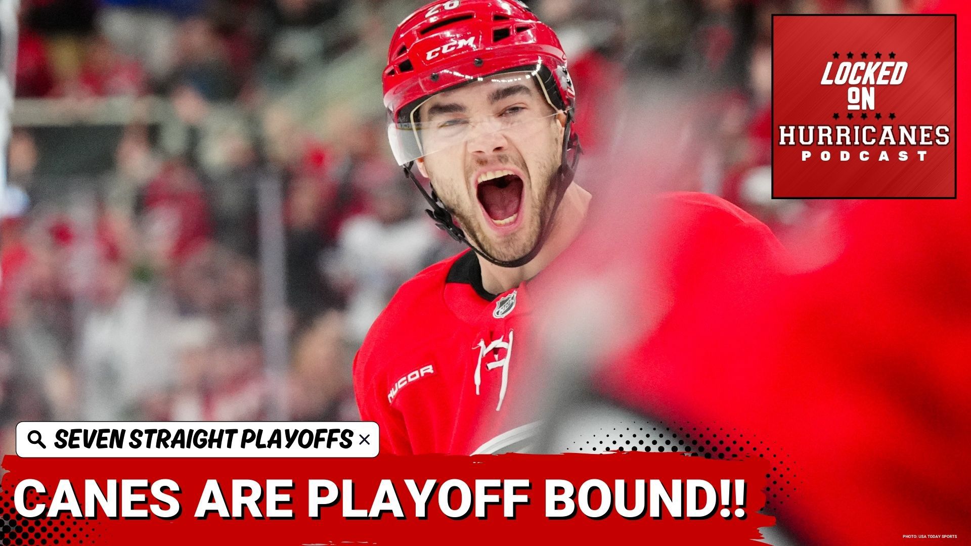 The Carolina Hurricanes defeated the Washington Capitals 5-1 to clinch their 7th Consecutive Playoff appearance. Three power-play goals from Blake & Jarvis.