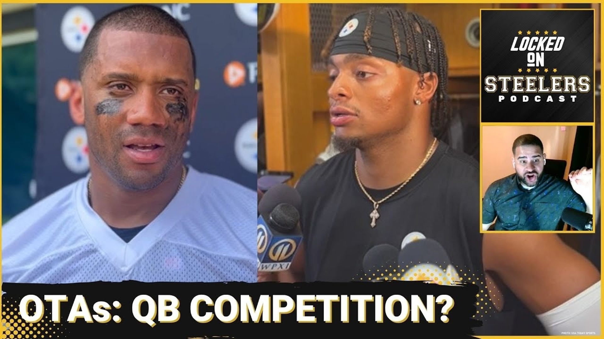 The Pittsburgh Steelers held their OTAs Tuesday and it was the media's first chance to talk with Justin Fields since joining the team.