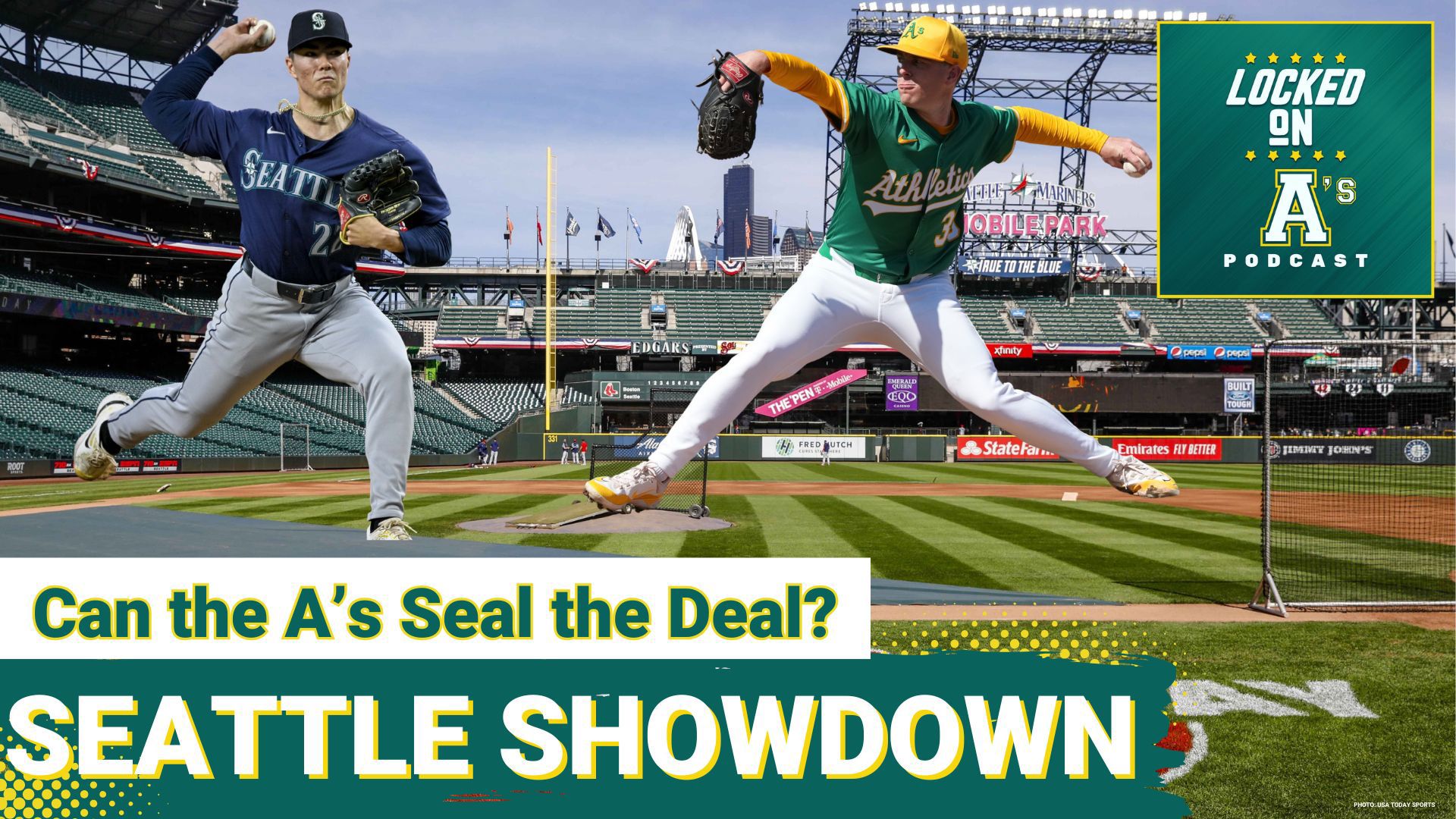 The A’s are on the verge of a statement series win in Seattle, holding a 2-1 lead as they head into the Game 4 finale against the Mariners.