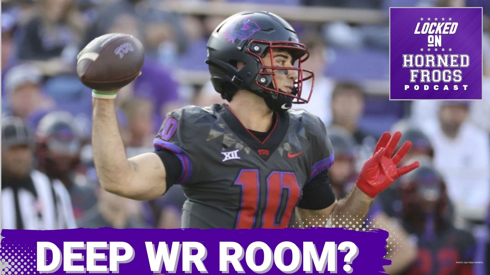 Josh Hoover spoke to the media recently, and said he feels good about the WR room this year.