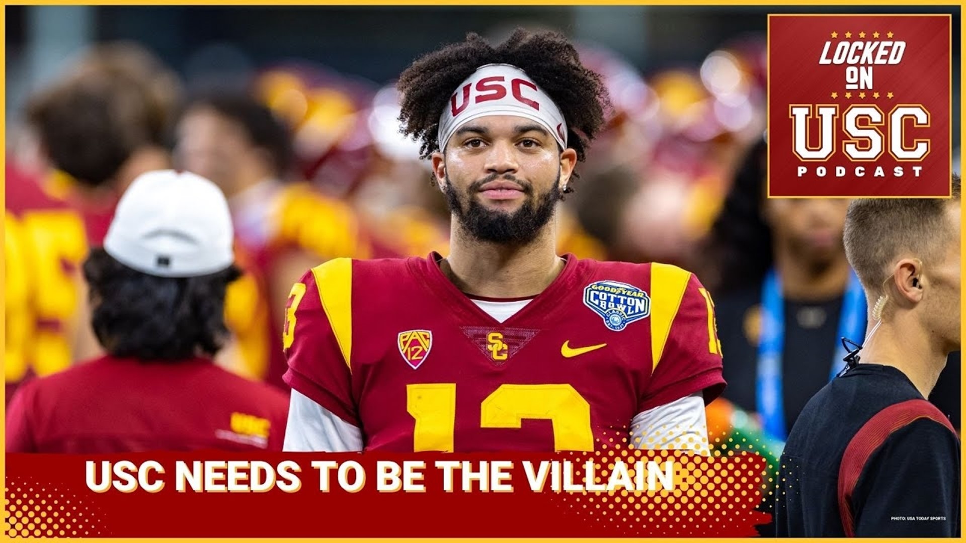 When USC hits the road Lincoln Riley said that the team needs to embrace the role of playing the villain.