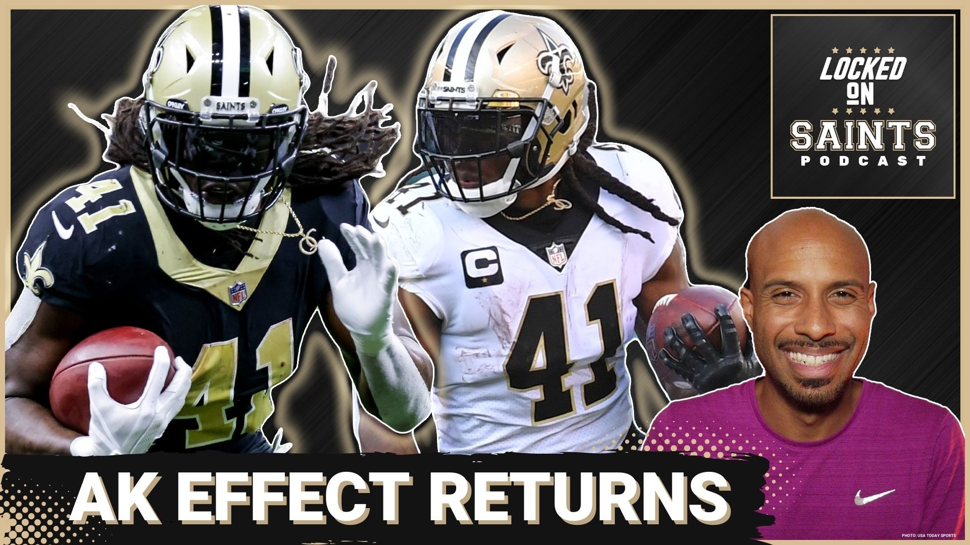 The highly-anticipated return of New Orleans Saints running back Alvin Kamara is here just in time for the Tampa Bay Buccaneers.