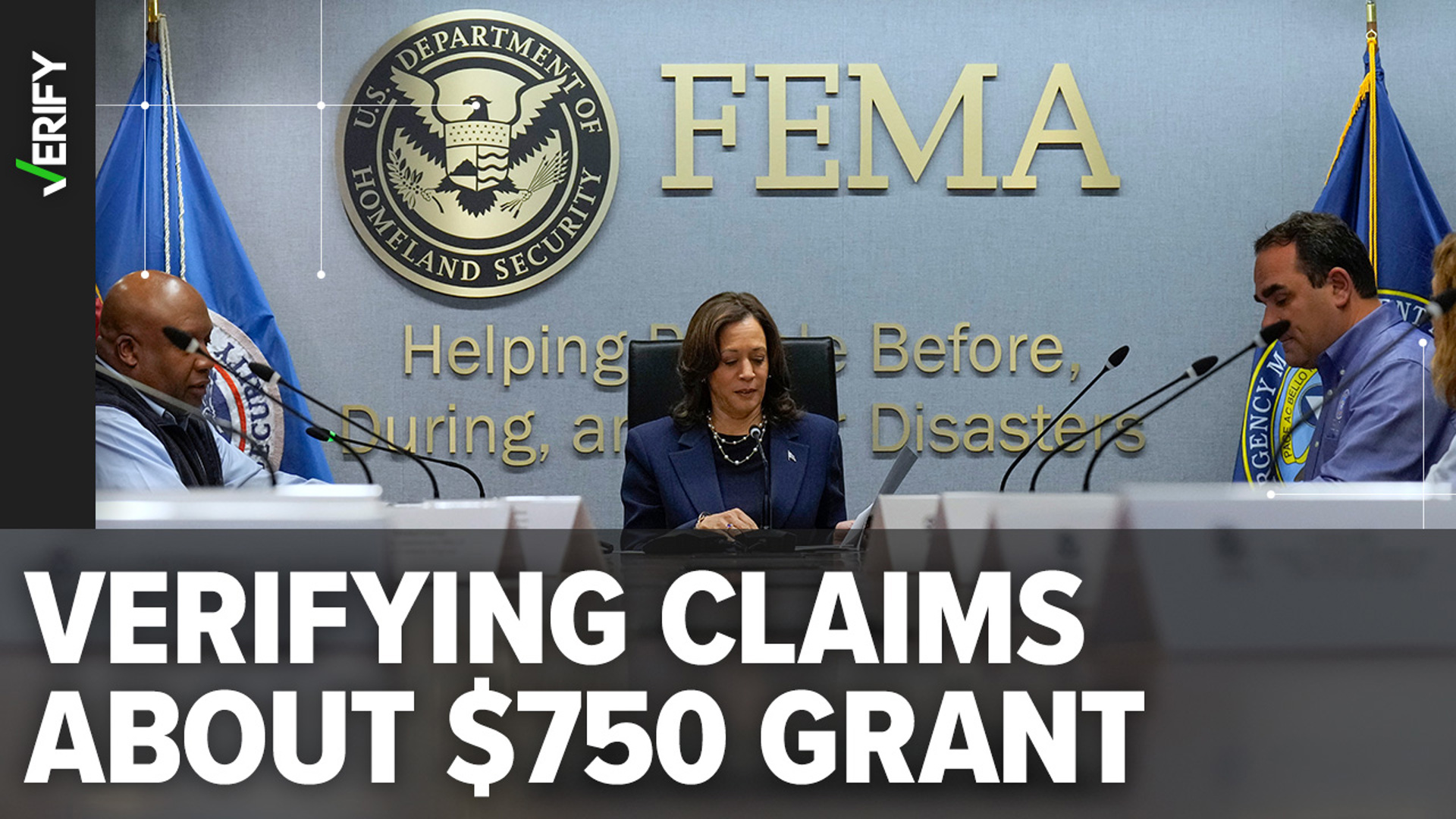 Verifying claims about FEMA'S 750 grant