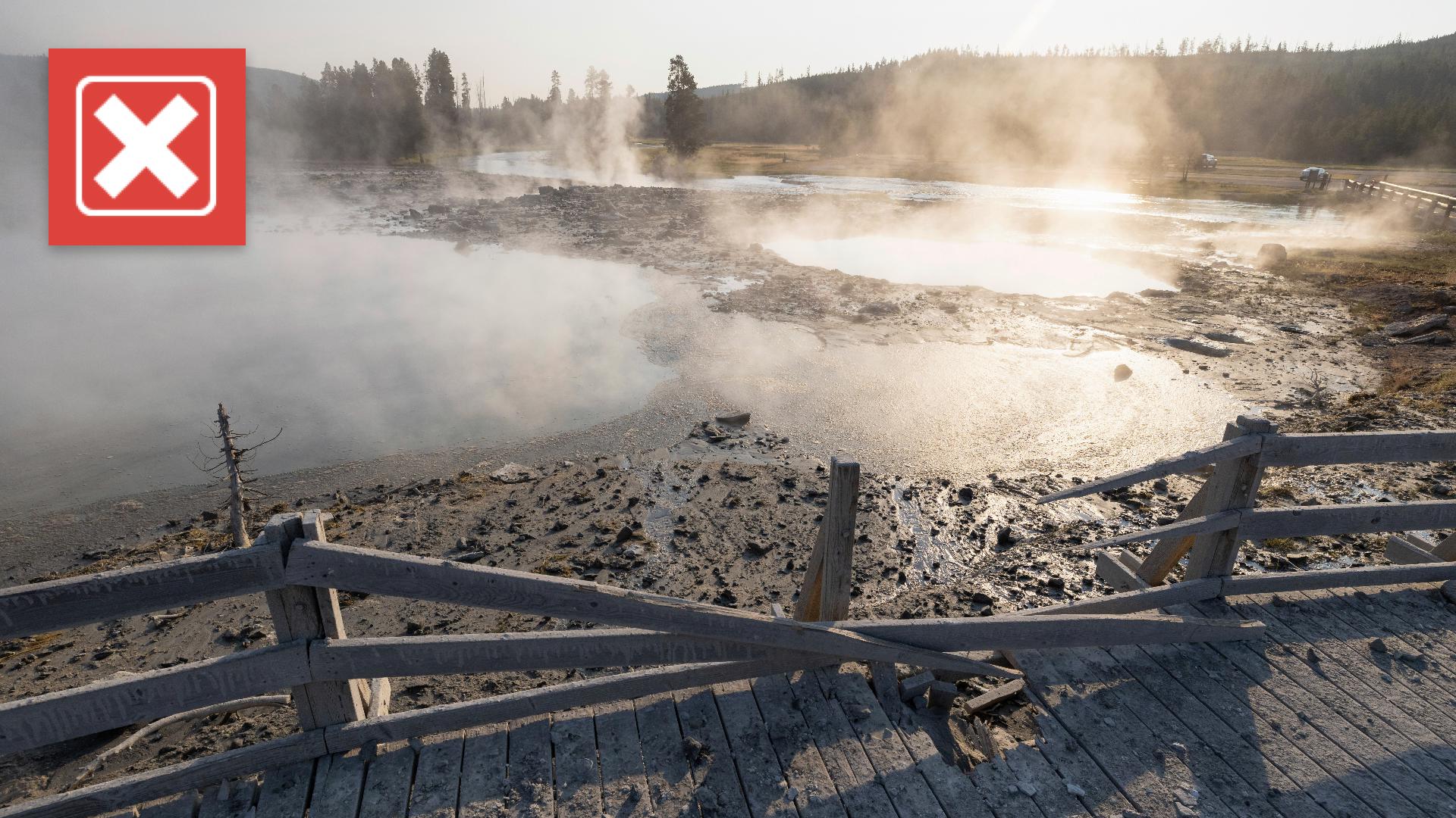 Yellowstone supervolcano isn’t erupting