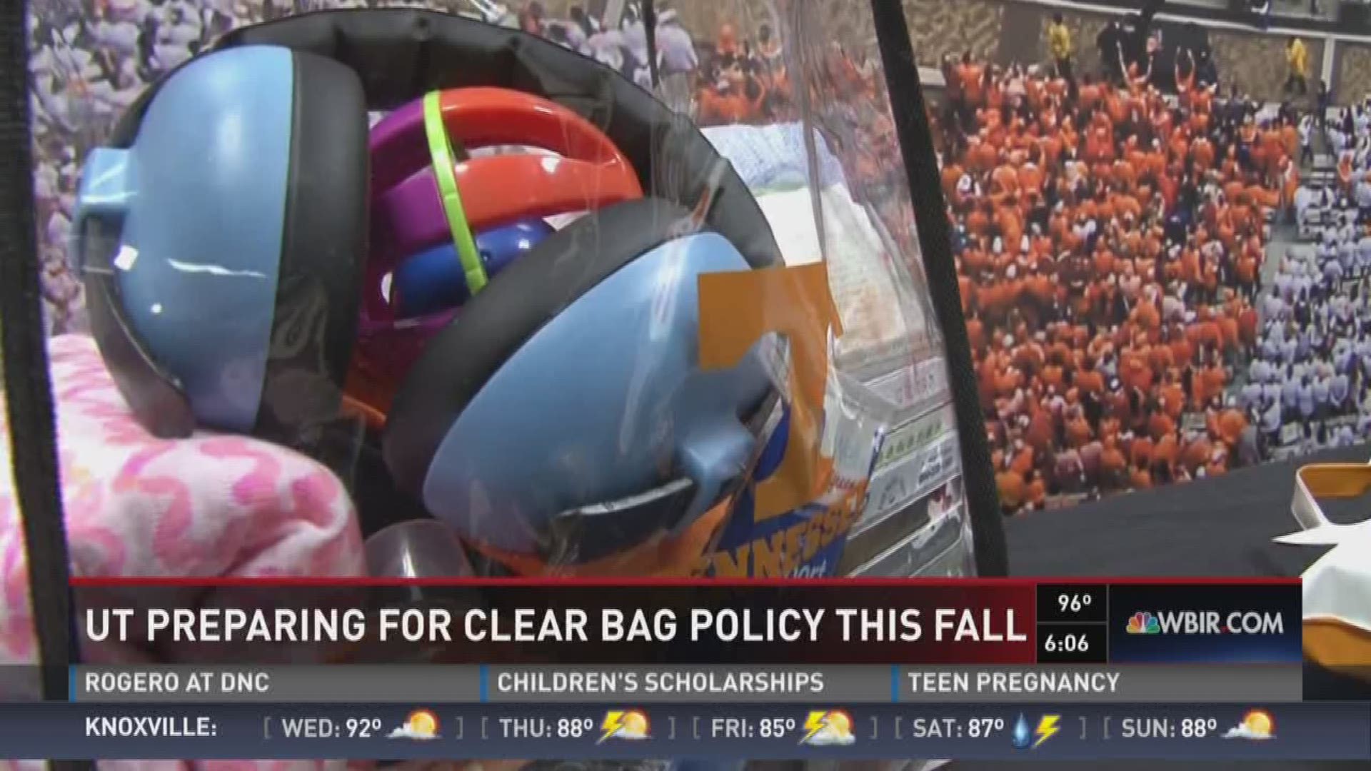 UT Implements New Bag Policy for Athletic Venues - University of Tennessee  Athletics