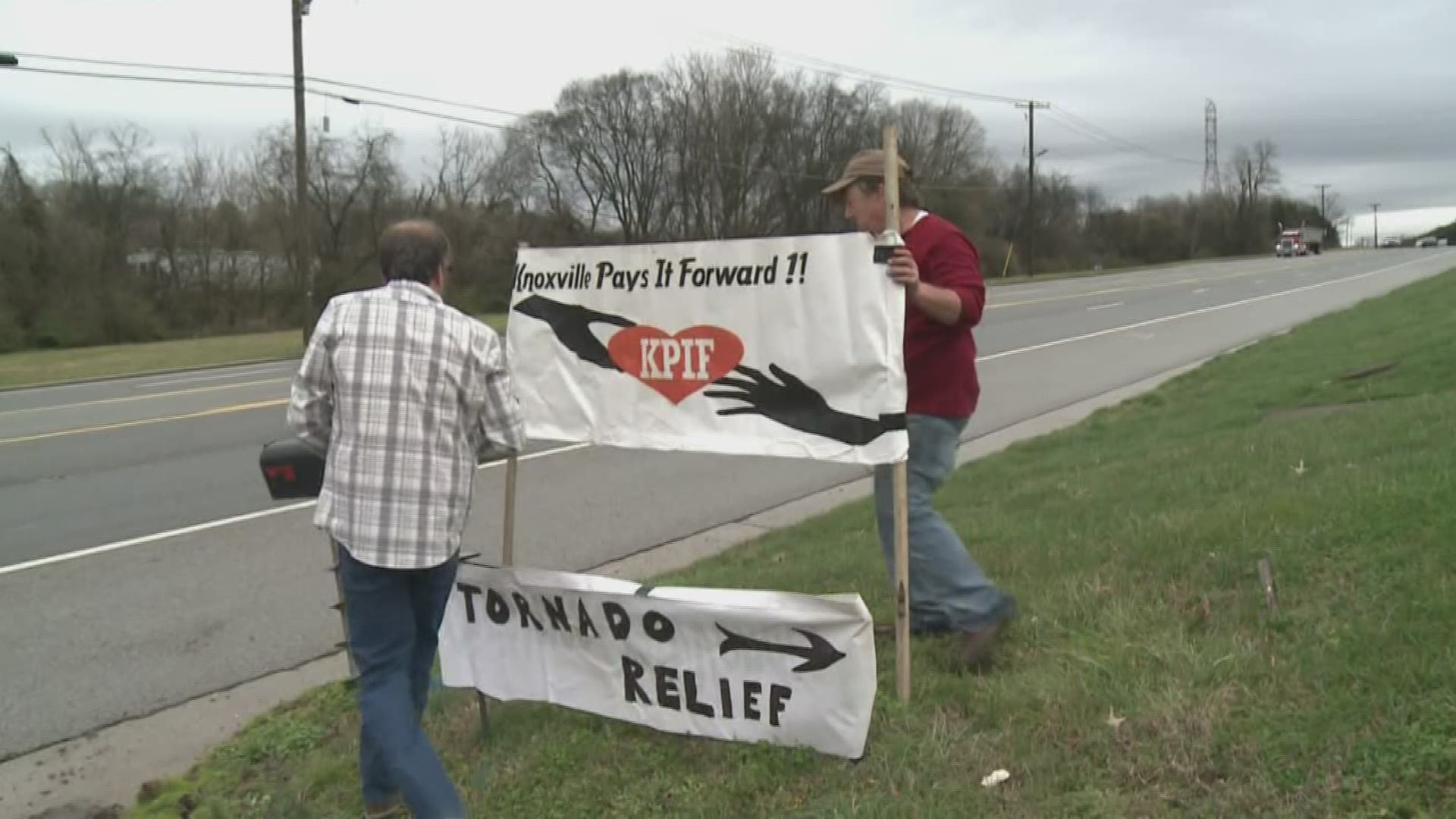 After deadly tornadoes in Middle Tennessee, people in East Tennessee are working to help.