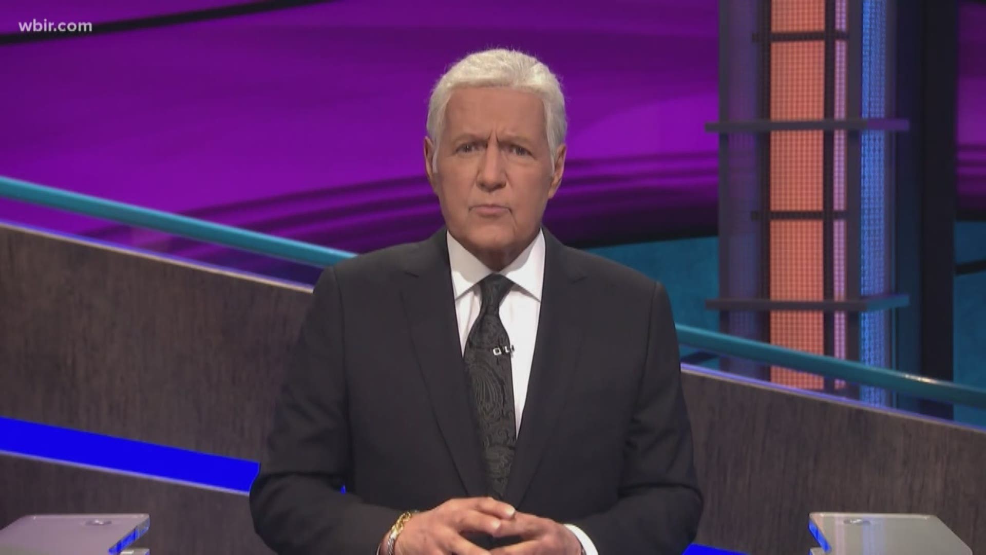 Jeopardy host Alex Trebek gave a one-year update on his fight against cancer over social media Wednesday.