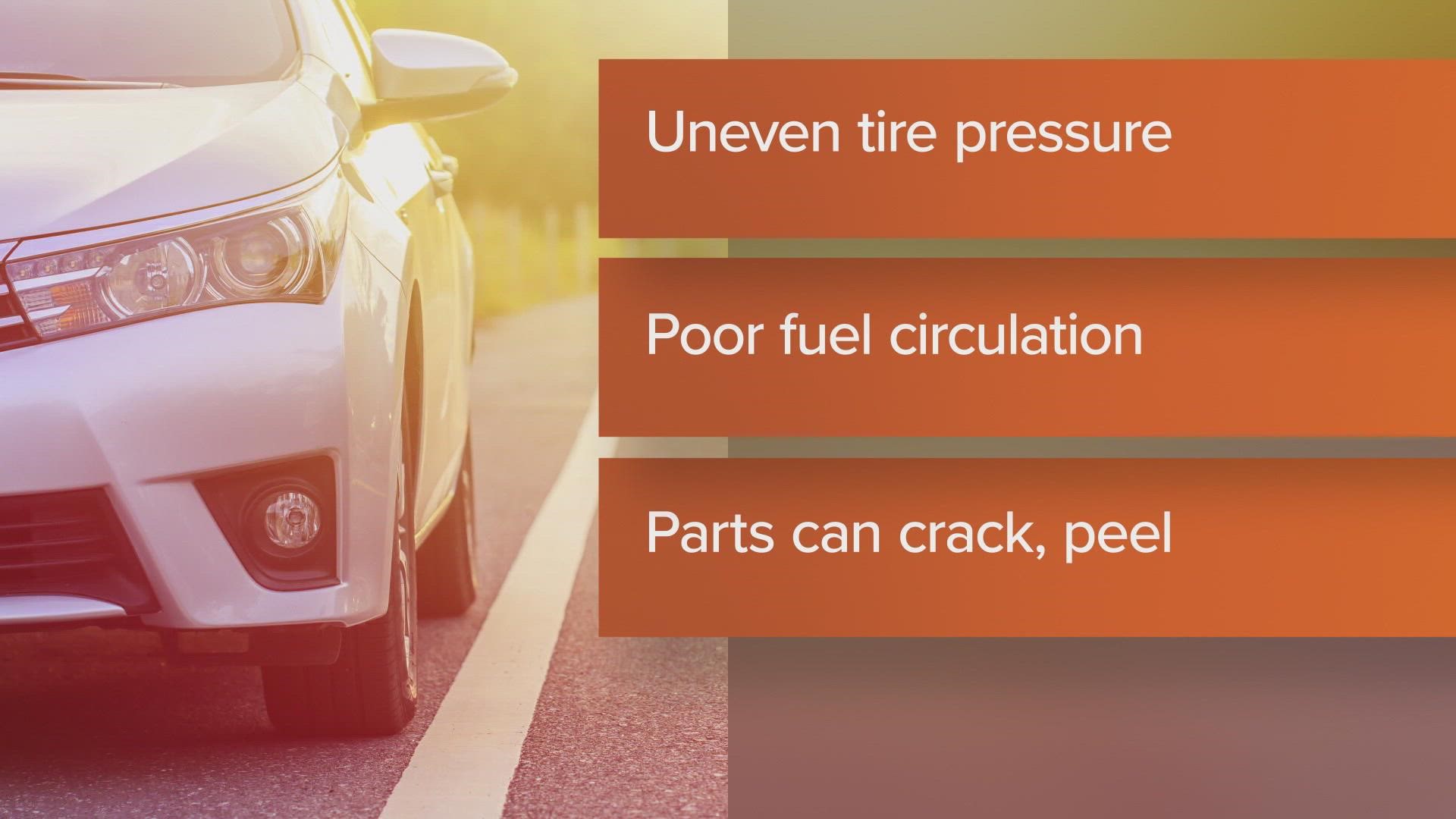 Extreme heat can cause a variety of issues on your vehicle. Here's how you can prevent those.