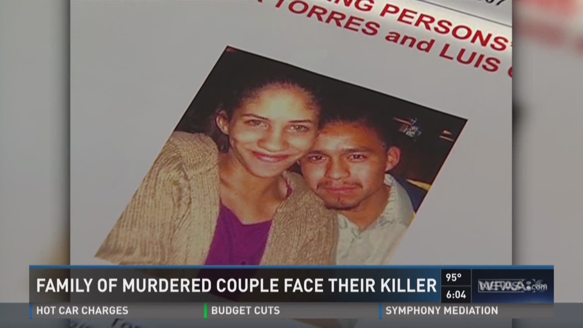 Families of murdered couple face their killer