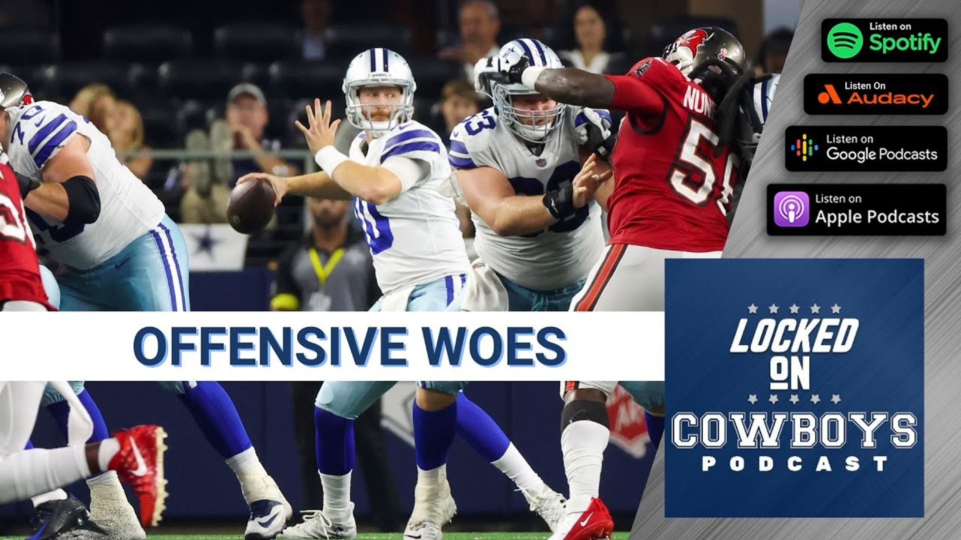 Marcus Mosher and Landon McCool discuss the Dallas Cowboys falling to the Tampa Bay Buccaneers in Week 1.