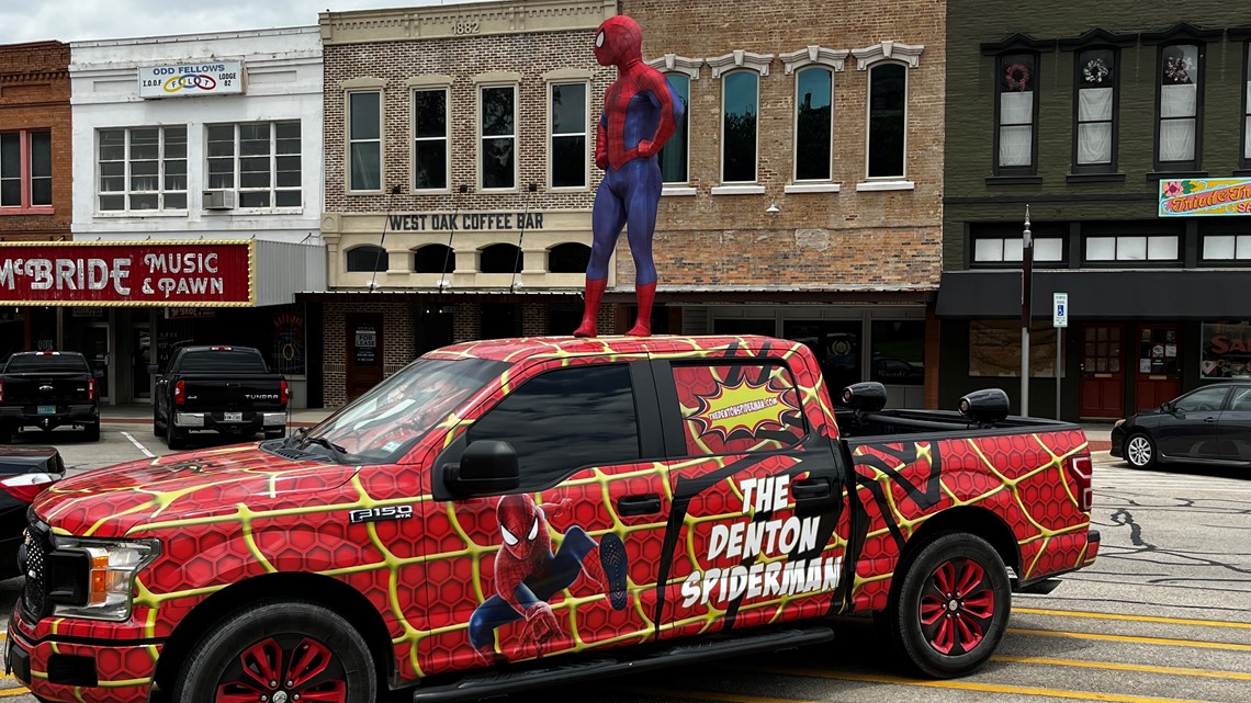 Denton Spiderman collecting toys for children in Uvalde, Texas - Vimarsana News