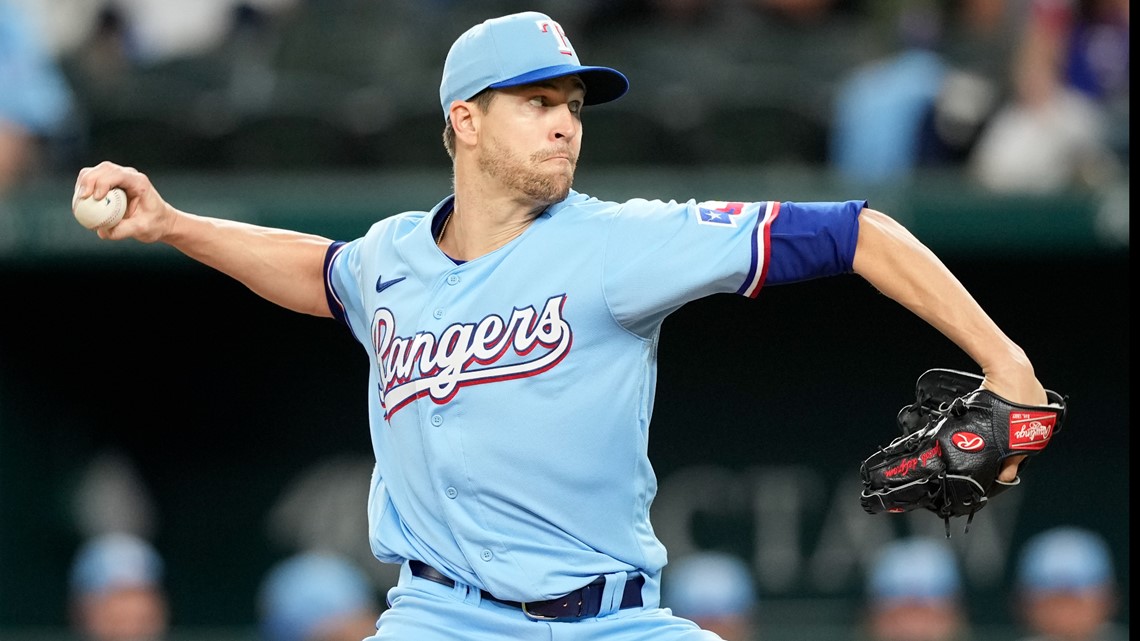 Photos: Texas Rangers introduce new starting pitcher Jacob deGrom