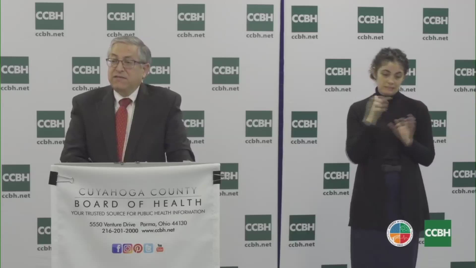 Cuyahoga County Executive Armond Budish announced plans to make budget cuts at the county level amid the coronavirus crisis.