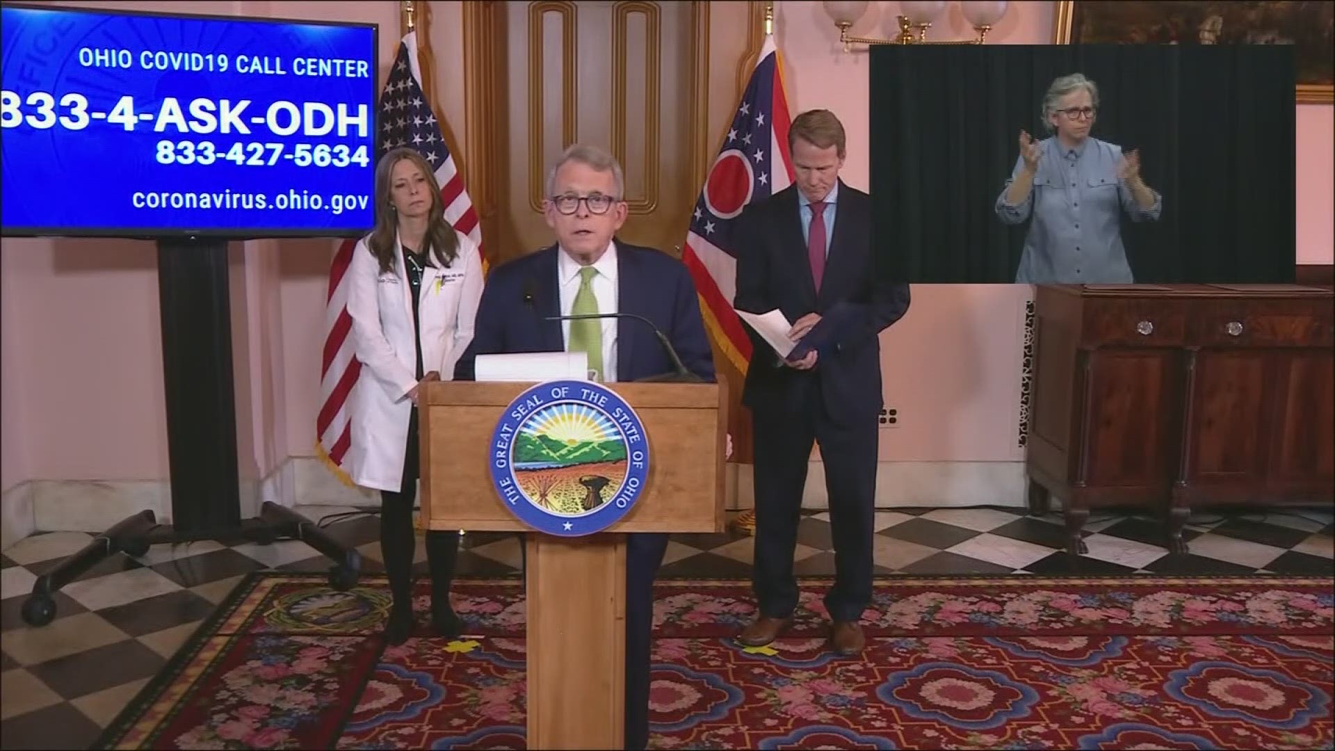 More changes coming.  Ohio Governor Mike DeWine announced that he has issued an executive order to close senior citizen centers at the close of business on Monday.