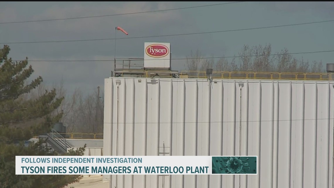 7 managers at Tyson Foods plant fired following
