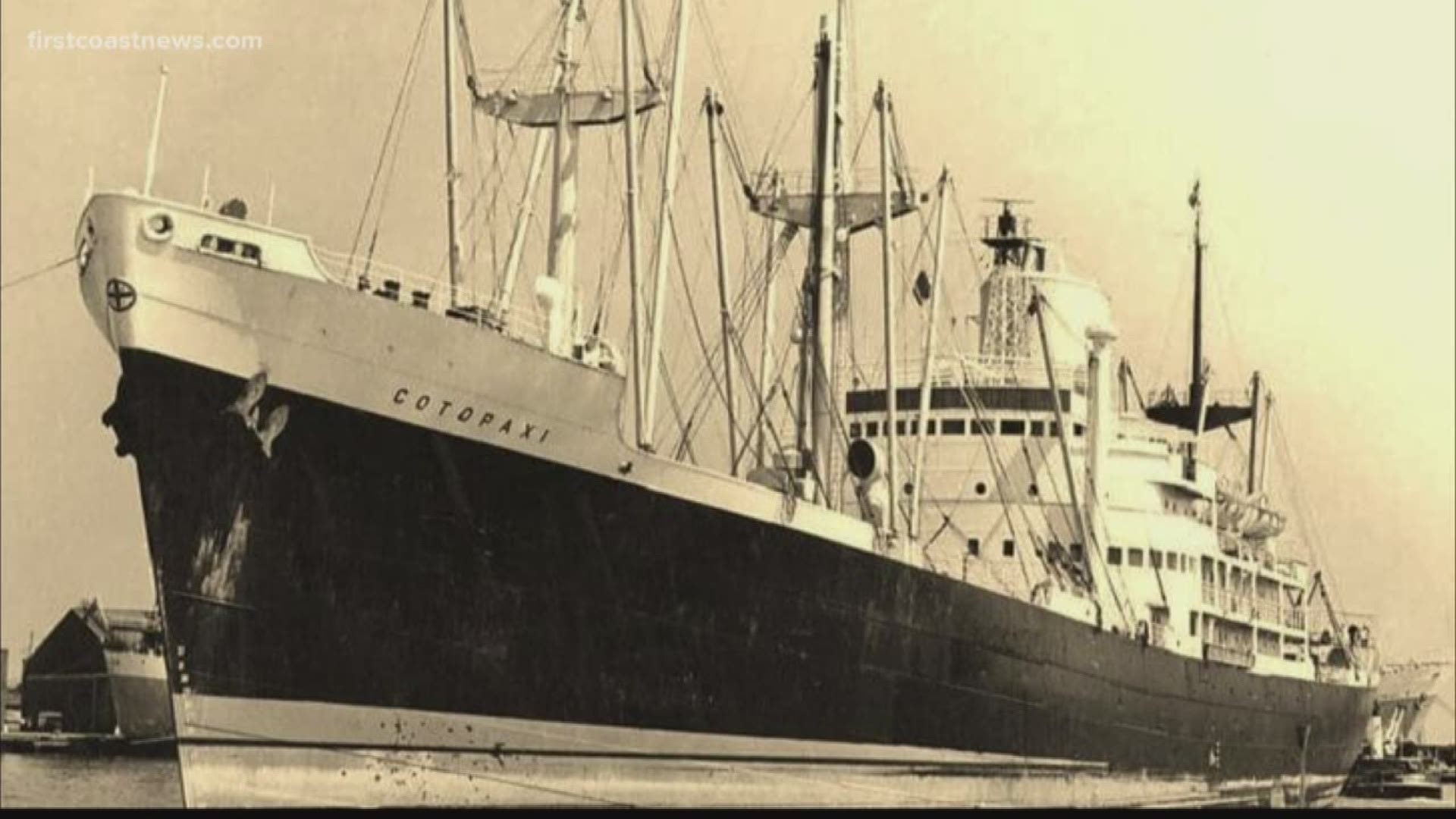 The ship was called the Cotopaxi. It was a 250-foot-long cargo steamship that sailed from Charleston, South Carolina, heading for Havana in 1925.