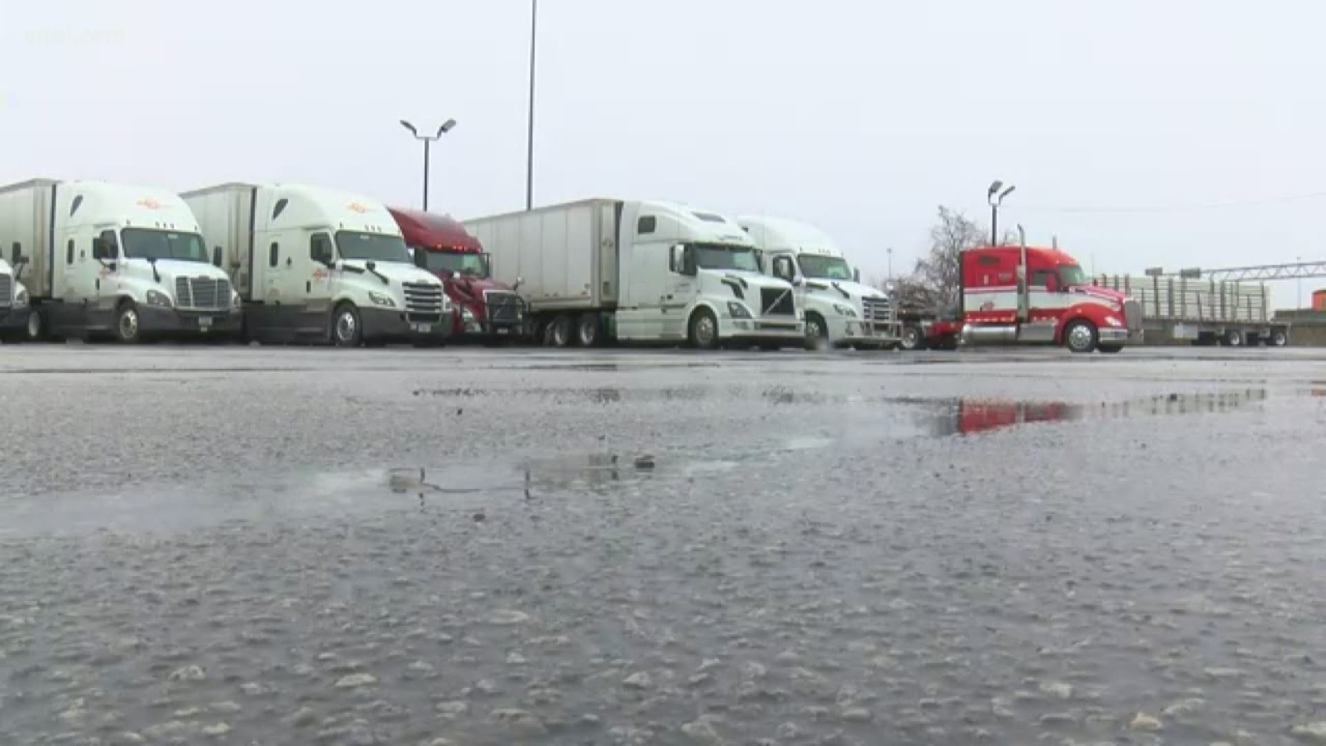 Truck drivers say it has become hard for them to find a place to eat, park or buy essentials for themselves.