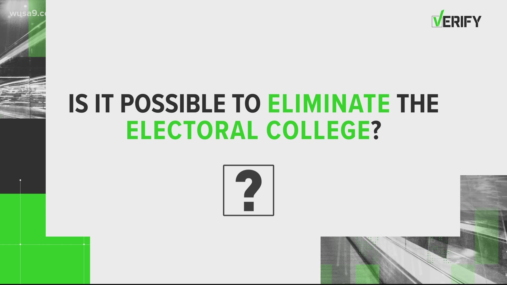 With the technology available to count every vote, some people are now asking if the Electoral College is still needed?