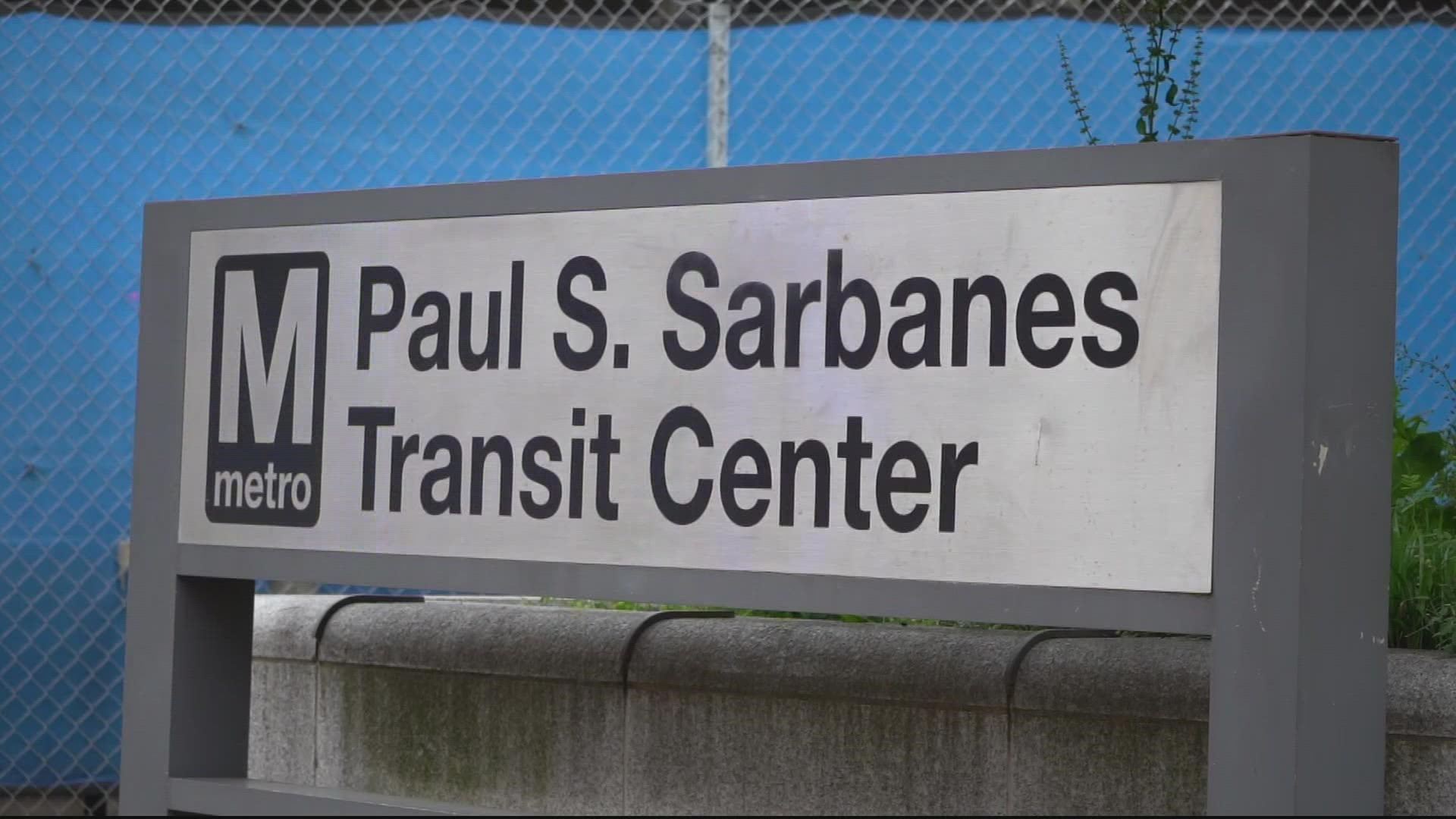 Metro Transit Police are working to identify and locate the person who shot a man Saturday morning at the Paul S. Sarbanes Transit Center in Montgomery County.