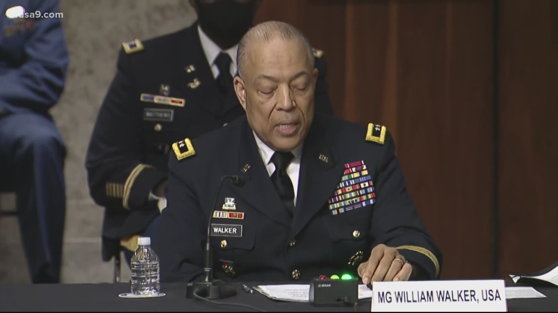 DC National Guard leader speaks to Congress about the delay of Guardsmen to the Capitol.